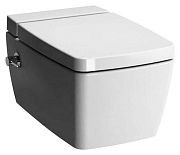 Купить унитаз подвесной metropole 7672в003-1687,без ободковый,с емкостью для чистящей жидкости  и функциями aflush и aflesh, функцией биде,vitra в Иваново магазин сантехники Суперстрой