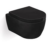 Купить унитаз подвесной   nc 4411black, ssww. в Иваново магазин сантехники Суперстрой