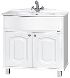 Купить тумба грация - 80  прямая белая,misty. в Иваново магазин сантехники Суперстрой