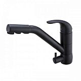 Купить смеситель для кухни под фильтр safira 15066-9 black, kaiser в Иваново магазин сантехники Суперстрой