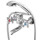 Купить смеситель для ванны с душем qml3-a856, g-lauf. в Иваново магазин сантехники Суперстрой