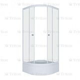 Купить душевой угол  тритон рио 90*90 полукруг,сп, лён в Иваново магазин сантехники Суперстрой