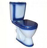 Купить компакт-унитаз ресса синий, rosa. в Иваново магазин сантехники Суперстрой