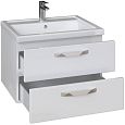 Купить тумба cristal 70 подвес, 2/ящ, белый, sanstar в Иваново магазин сантехники Суперстрой