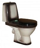 Купить компакт-унитаз премьер черный ,rosa. в Иваново магазин сантехники Суперстрой