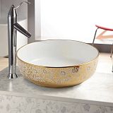 Купить раковина mln t4003-g7(золото), melana. в Иваново магазин сантехники Суперстрой