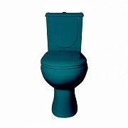 Купить компакт-унитаз ирида зеленый стандарт,горизонтальный выпуск ,ст.оскол. в Иваново магазин сантехники Суперстрой