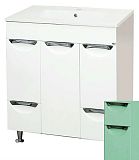 Купить тумба кристи -75 2 ящ. б/к салатовая,misty. в Иваново магазин сантехники Суперстрой