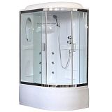Купить душевая кабина royal rb 8120bk3-wt-ch,l вп,пс,белая задняя стенка,гидромассаж в Иваново магазин сантехники Суперстрой
