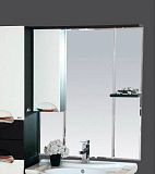 Купить зеркало-шкаф франко-65 левое, свет, венге/белый, misty. в Иваново магазин сантехники Суперстрой