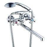 Купить смеситель для ванны с душем qsl7-a827, g-lauf. в Иваново магазин сантехники Суперстрой