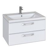 Купить тумба cristal 100 подвес, 2/ящ, белый, sanstar в Иваново магазин сантехники Суперстрой