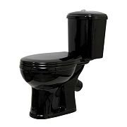 Купить компакт-унитаз дора-антивсплеск стандарт,черный,старый оскол. в Иваново магазин сантехники Суперстрой