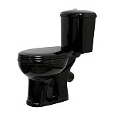 Купить компакт-унитаз дора-антивсплеск стандарт,черный,старый оскол. в Иваново магазин сантехники Суперстрой