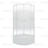 Купить душевой угол лайт б 90*90,вп,градиент,бел, тритон. в Иваново магазин сантехники Суперстрой