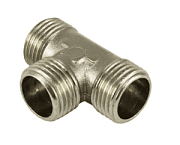 Купить тройник никель 1 ш/ш/ш,китай. в Иваново магазин сантехники Суперстрой