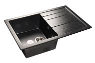 Купить мойка кухонная керамогранит standart gf-q780l(черная 308), granfest . в Иваново магазин сантехники Суперстрой