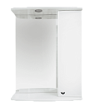 Купить зеркало-шкаф астра-50 правое, белое, свет misty. в Иваново магазин сантехники Суперстрой