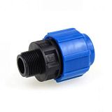 Купить муфта пнд 63*2 наружняя резьба, россия. в Иваново магазин сантехники Суперстрой