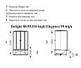 Купить душевая кабина domani spa delight 88 high, 80*80  вп см-белая задняя стенка в Иваново магазин сантехники Суперстрой