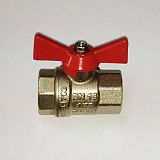 Купить кран шаровый 3/4 г/г бабочка, eco. в Иваново магазин сантехники Суперстрой