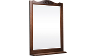 Купить зеркало версаль 75 (в рамке с полочкой), орех,good door. в Иваново магазин сантехники Суперстрой