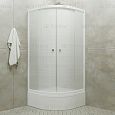 Купить душевой угол лен в 90*90,сп,бел, тритон. в Иваново магазин сантехники Суперстрой