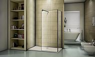 Купить душевое ограждение walk in sp-110+sp+p-80-b-ch, bas.. в Иваново магазин сантехники Суперстрой