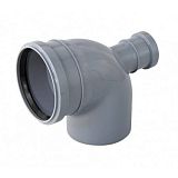 Купить отвод пвх 110*50*90 назад, россия. в Иваново магазин сантехники Суперстрой