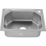 Купить мойка врезная 60*45 (0,8 мм) глянец, melana. в Иваново магазин сантехники Суперстрой