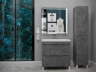 Купить пенал урсула-35l бетон грей ,stella polar. в Иваново магазин сантехники Суперстрой