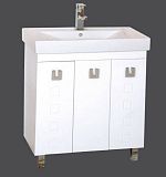 Купить тумба эллада-75 прямая белая + рак, misty. в Иваново магазин сантехники Суперстрой