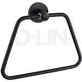 Купить полотенцедержатель (полукруг) черный d233111, d-lin. в Иваново магазин сантехники Суперстрой