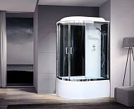 Купить душевая кабина royal rb 8120bk6-bt-ch,r вп,пс,черная задняя стенка в Иваново магазин сантехники Суперстрой