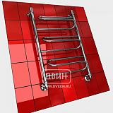 Купить водяной полотенцесушитель  w 80*60 1"*1/2 к3, двин. в Иваново магазин сантехники Суперстрой