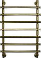 Купить водяной полотенцесушитель лесенка bubble3  80*50 к3 состаренная бронза, двин. в Иваново магазин сантехники Суперстрой