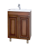 Купить тумба вояж - 60 ,прямая коричневая, misty. в Иваново магазин сантехники Суперстрой