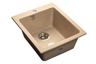 Купить мойка кухонная керамогранит gf-p505 (песочная 302),granfest. в Иваново магазин сантехники Суперстрой