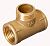 Купить тройник латунь 1/2 г/шт/г, китай. в Иваново магазин сантехники Суперстрой