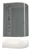 Купить душевая кабина domani spa delight high 120*80  l вп тс электрикой в Иваново магазин сантехники Суперстрой
