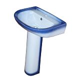 Купить раковина на пьдестале ресса синяя, киров(rosa). в Иваново магазин сантехники Суперстрой