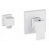 Купить смеситель sonat 34177-4  скрытый монтаж white,kaiser в Иваново магазин сантехники Суперстрой