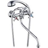 Купить смеситель для ванны с душем qfr7-a722, g-lauf. в Иваново магазин сантехники Суперстрой