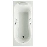 Купить ванна чугунная 160х80 haiti с ручками и антискольжением(72330g000r+7526804210), roca в Иваново магазин сантехники Суперстрой