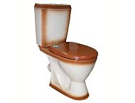 Купить компакт-унитаз ресса коричневый, rosa. в Иваново магазин сантехники Суперстрой