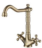 Купить смеситель carlson style 44233-1 кухня bronze,kaiser в Иваново магазин сантехники Суперстрой