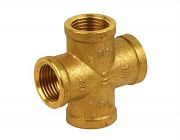 Купить крестовина латунь 1/2,китай. в Иваново магазин сантехники Суперстрой