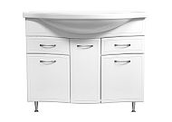 Купить тумба концепт-105,2ящика+раковина элеганс-105,stella polar. в Иваново магазин сантехники Суперстрой