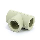 Купить тройник п/п 20*25*20 серый, spk в Иваново магазин сантехники Суперстрой