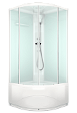 Купить душевая кабина domani spa delight 88 high, 80*80  вп см-белая задняя стенка в Иваново магазин сантехники Суперстрой